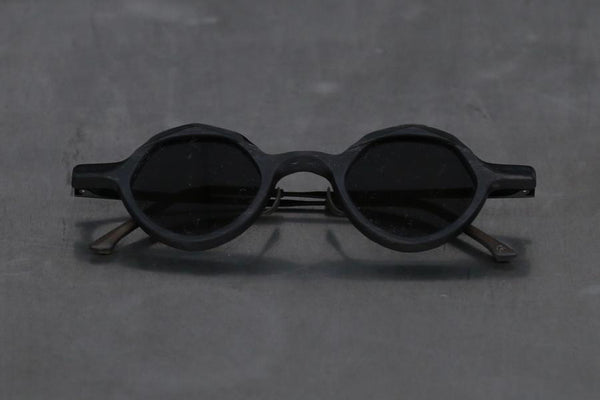RIGARDS natural buffalo horn wire cut hand-polished glasses RG1094 series collection RG-RG1094-HBYGSH black and white matte dark gray